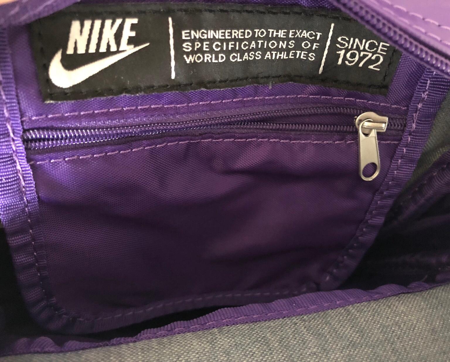 purple nike crossbody bag