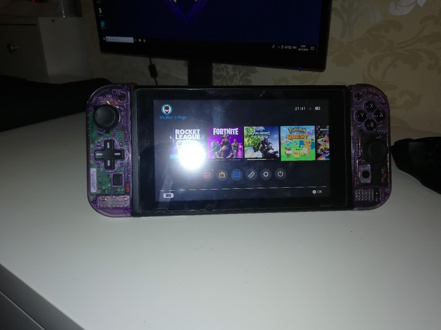Custom Joy Cons For Nintendo Switch Purple In E15 London