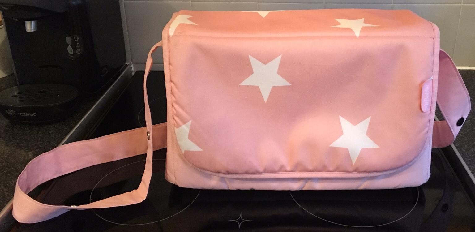 Changing Bag pink Baby Star