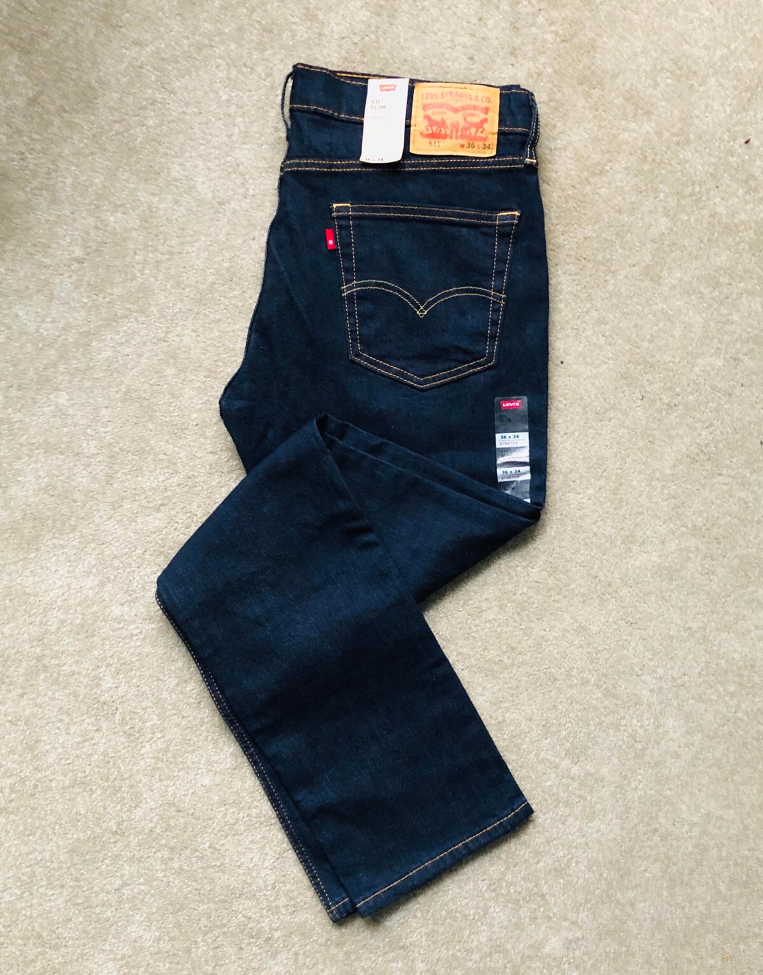levi's 511 jeans dark blue