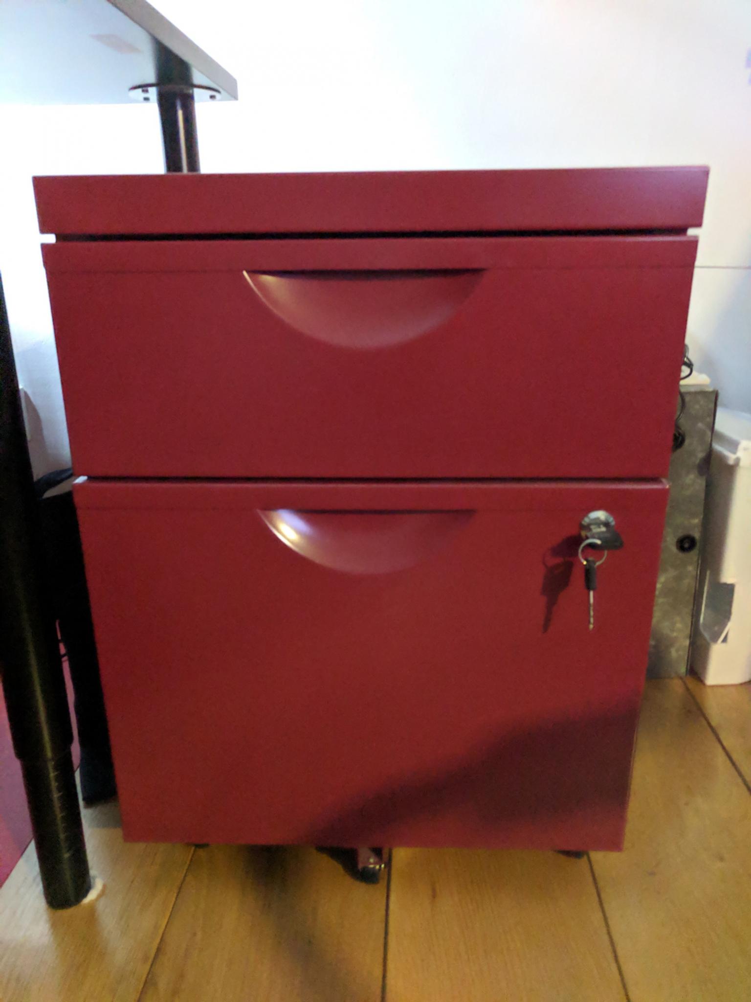 Used Filing Cabinet Ikea Erik Cherry Red In Bn27 Wealden Fur
