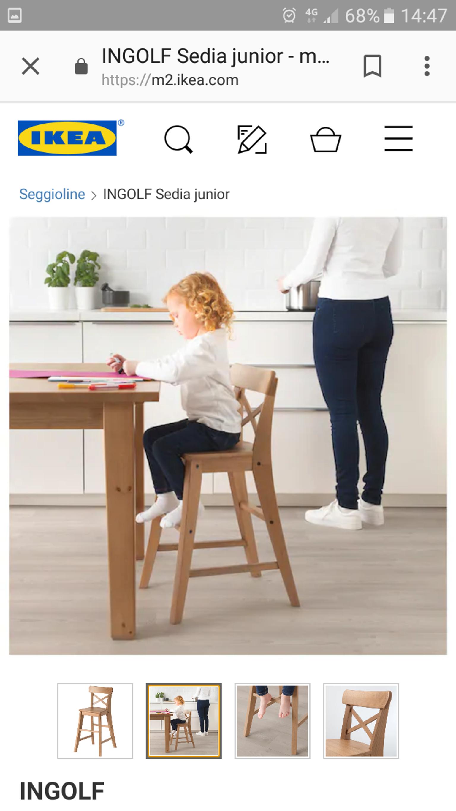 Sedia alta per bimbi Ikea in 27029 Vigevano for €25.00 for ...