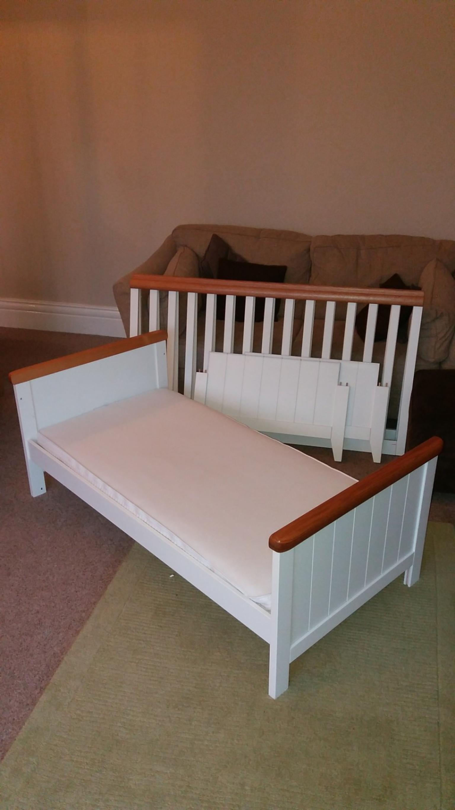 mothercare summer oak cot bed
