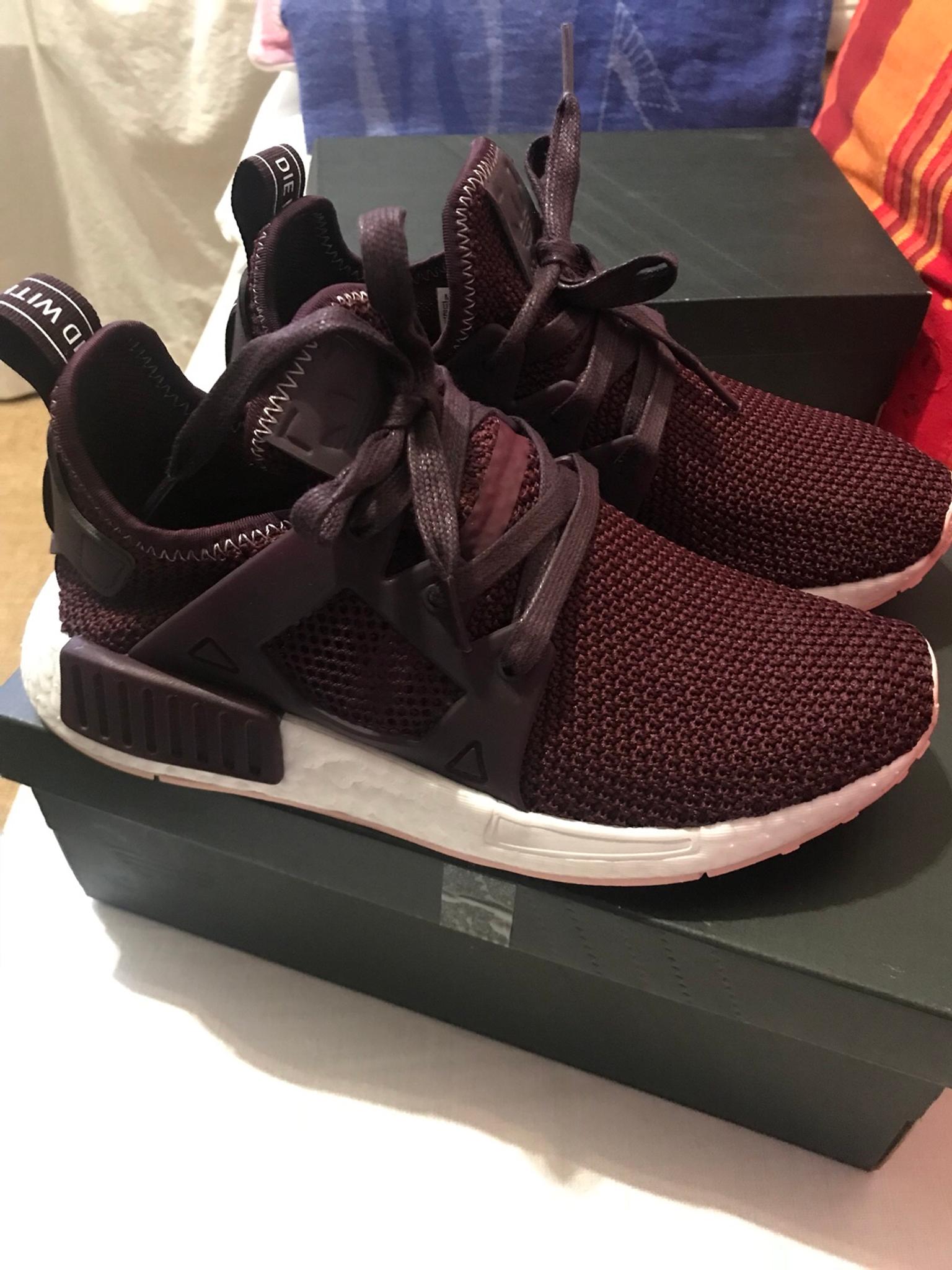 adidas NMD Xr1 Mens By9924 Black Solar Red Boost Knit
