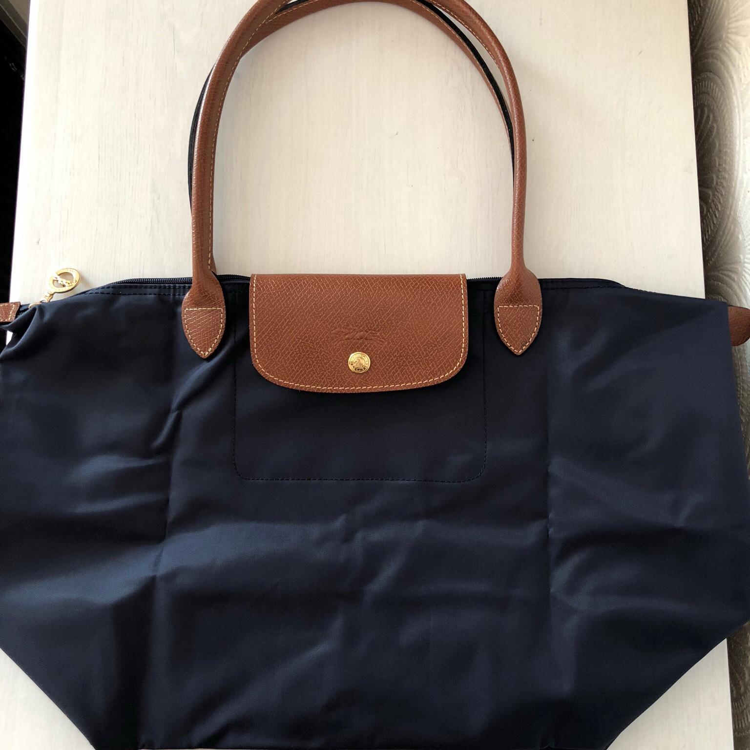 Brand New Large Navy Longchamp Shopper Bag