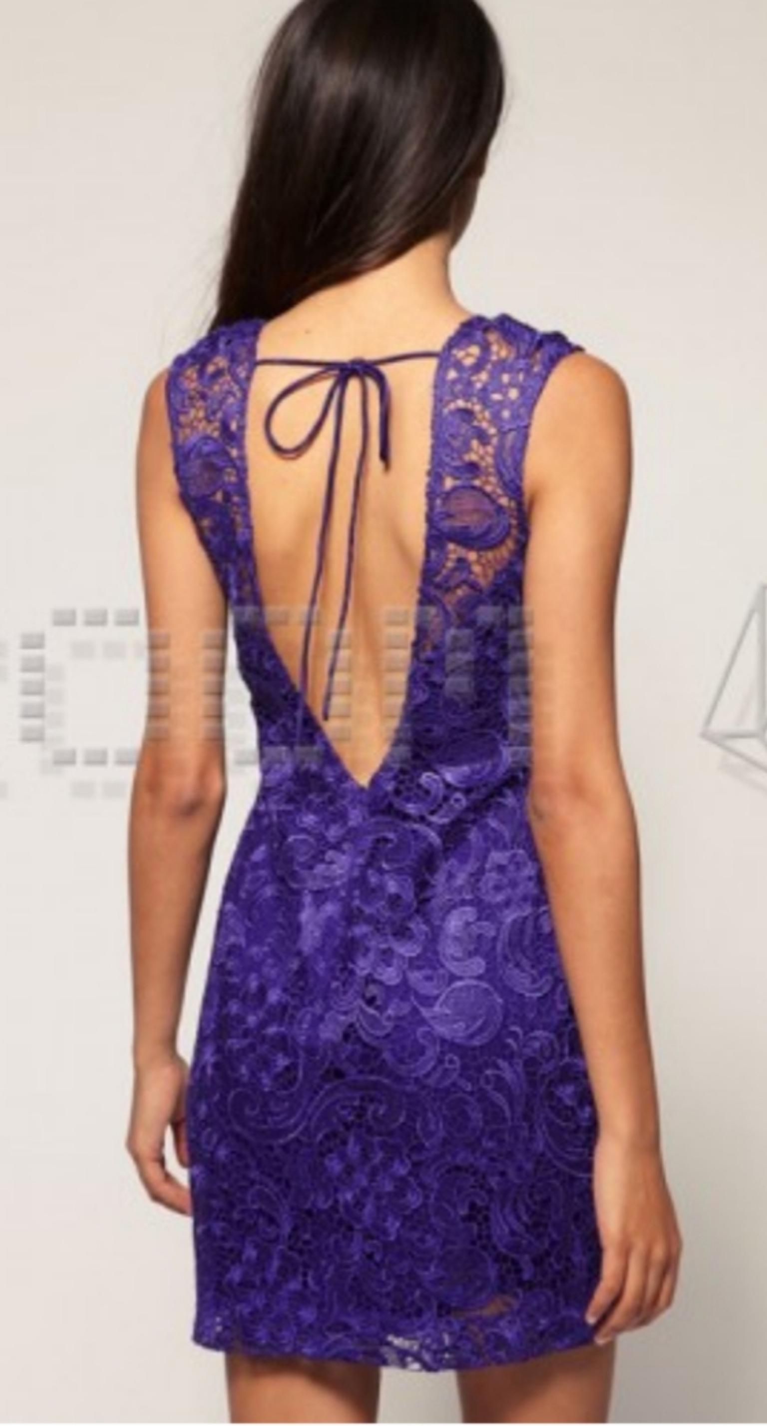 lipsy purple lace dress