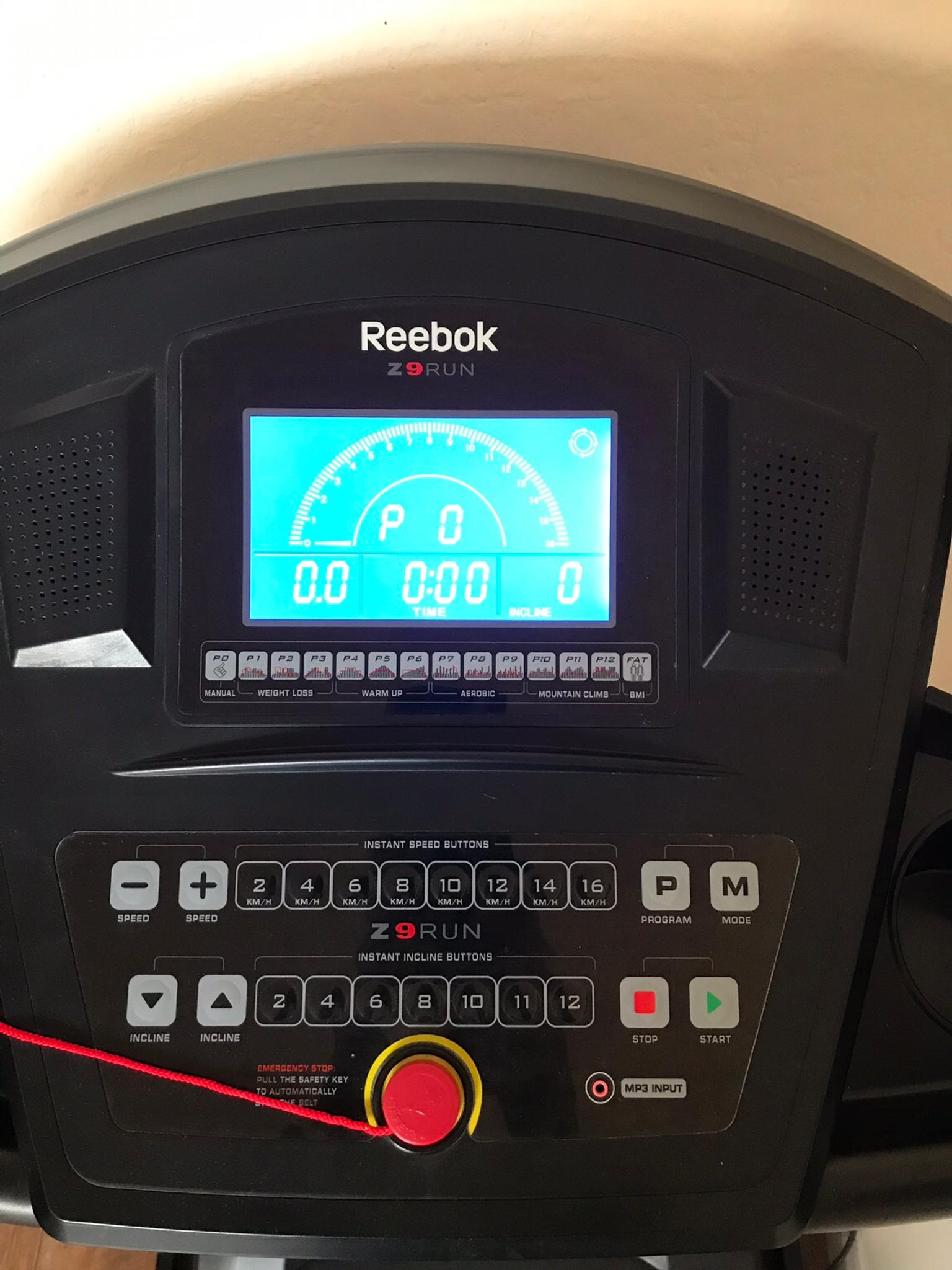reebok z9 run treadmill manual