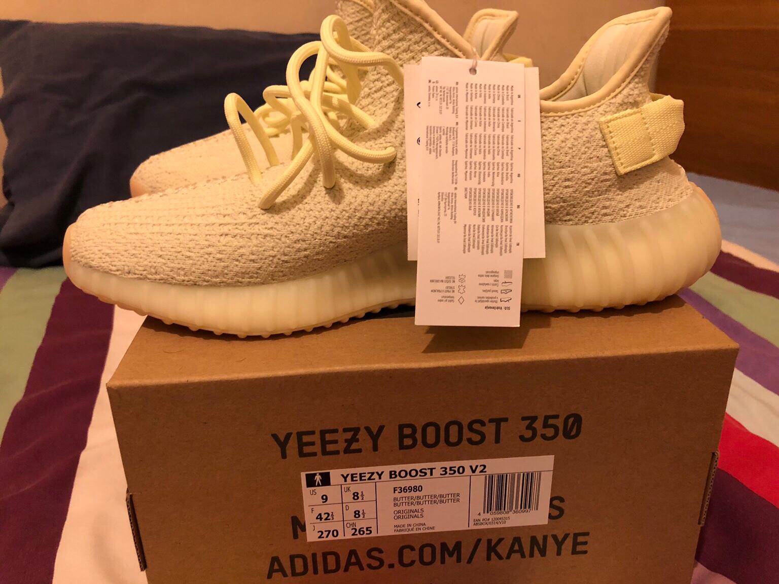 Adidas Yeezy Boost 350 v2 Butter Size 8 