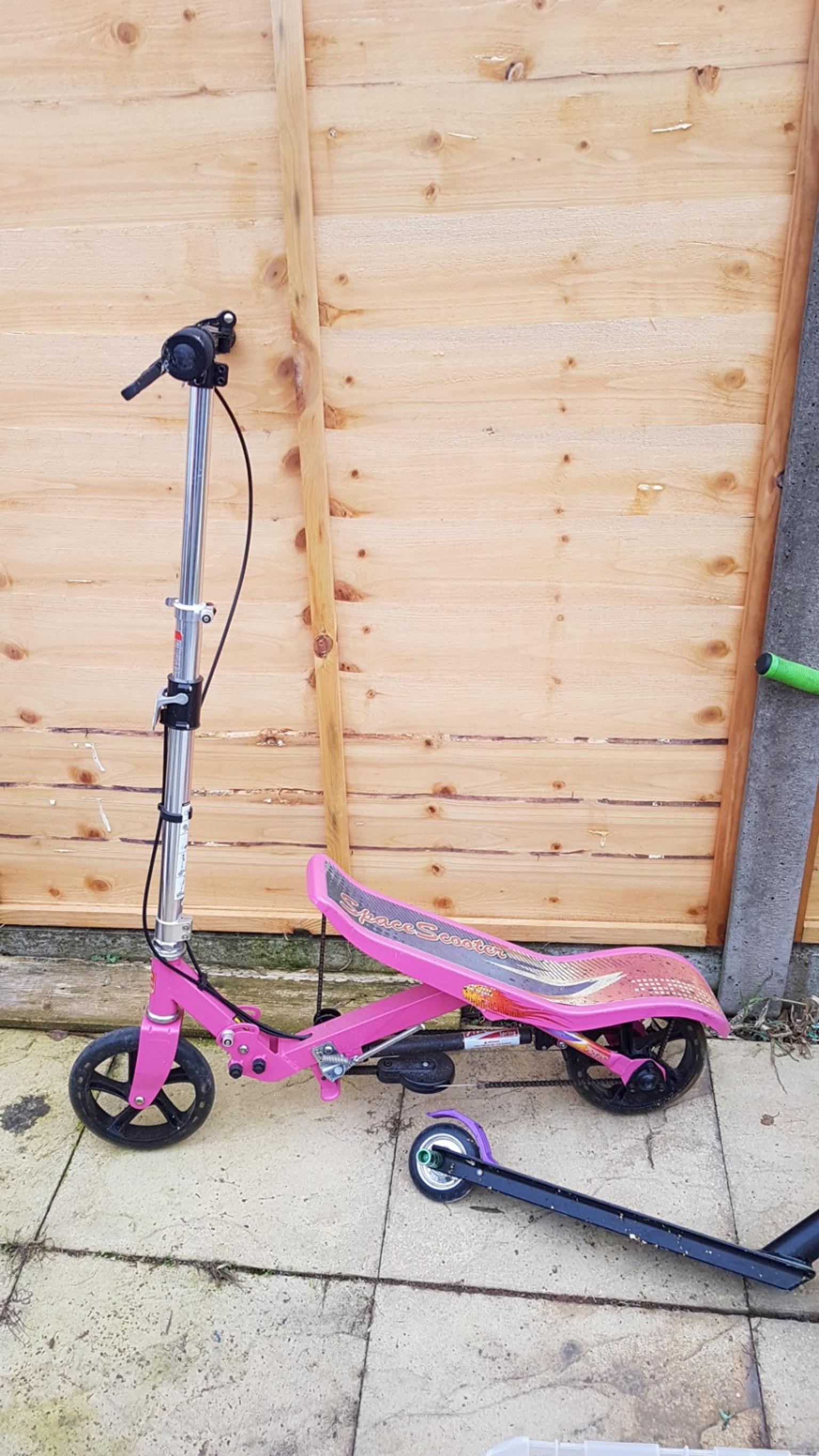 pink space scooter