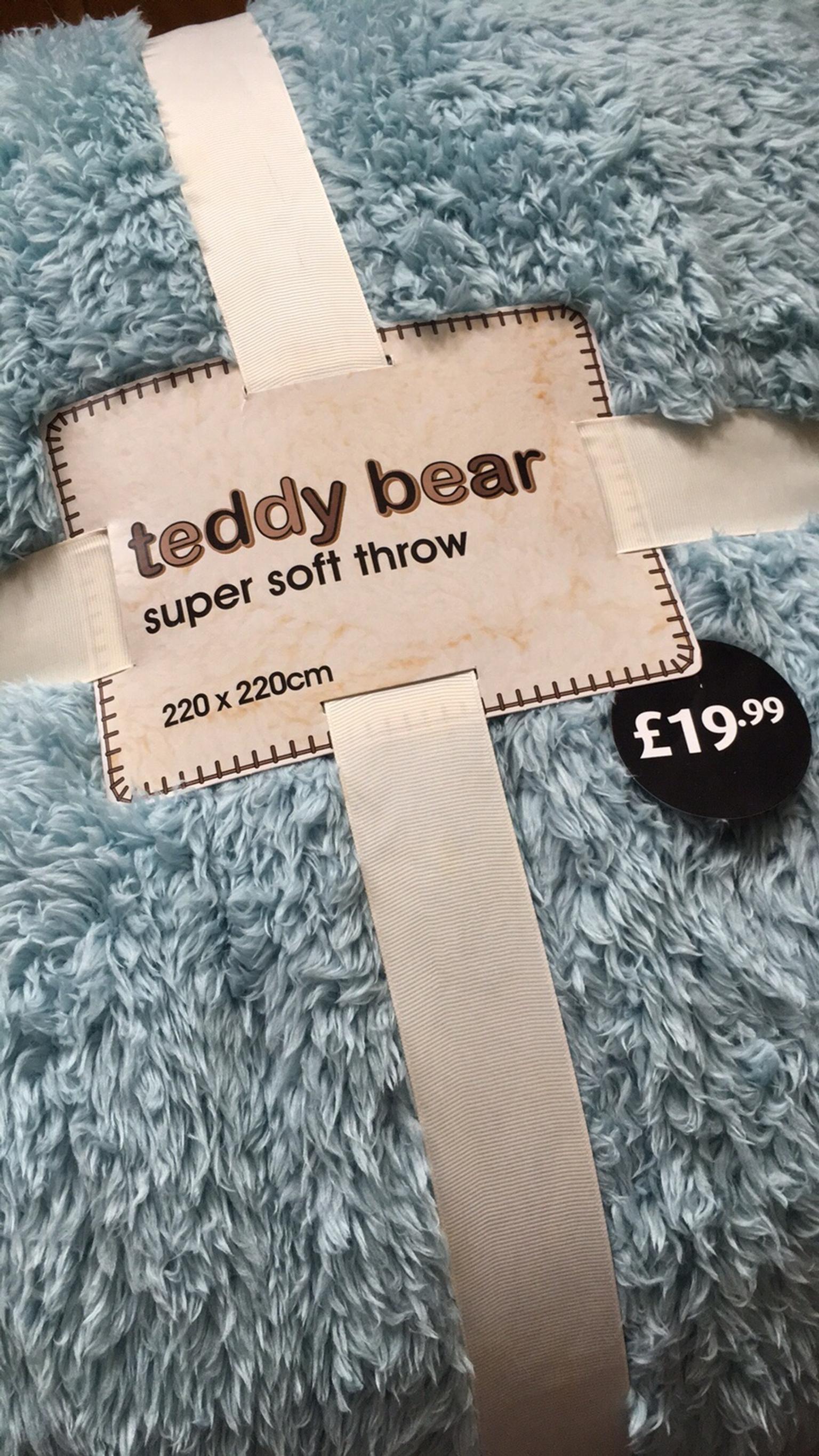 Extra Large Dunelm Blue Teddy Bear Throw NEW In WS10 Walsall For 1000 For Sale Shpock