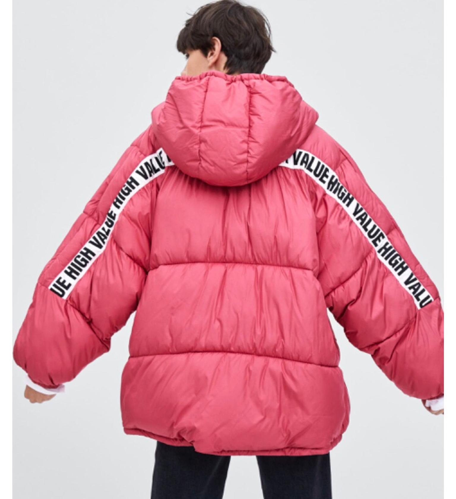 zara high value puffer jacket