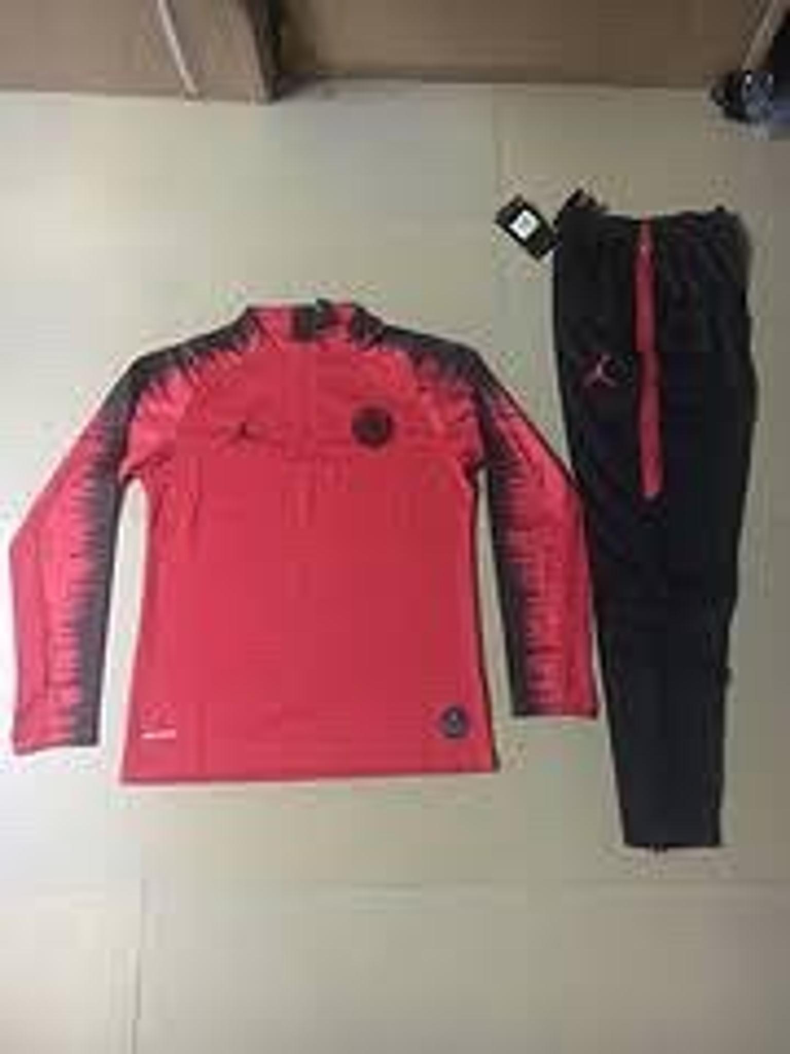 red psg tracksuit