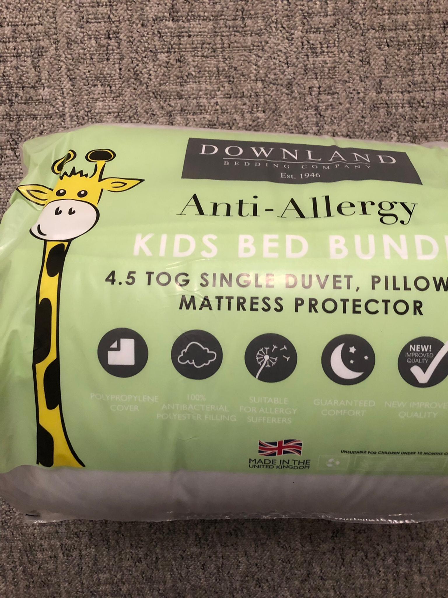 4 5 Tog Bundle Single Duvet Pillow Protector In Se9 Greenwich Fur