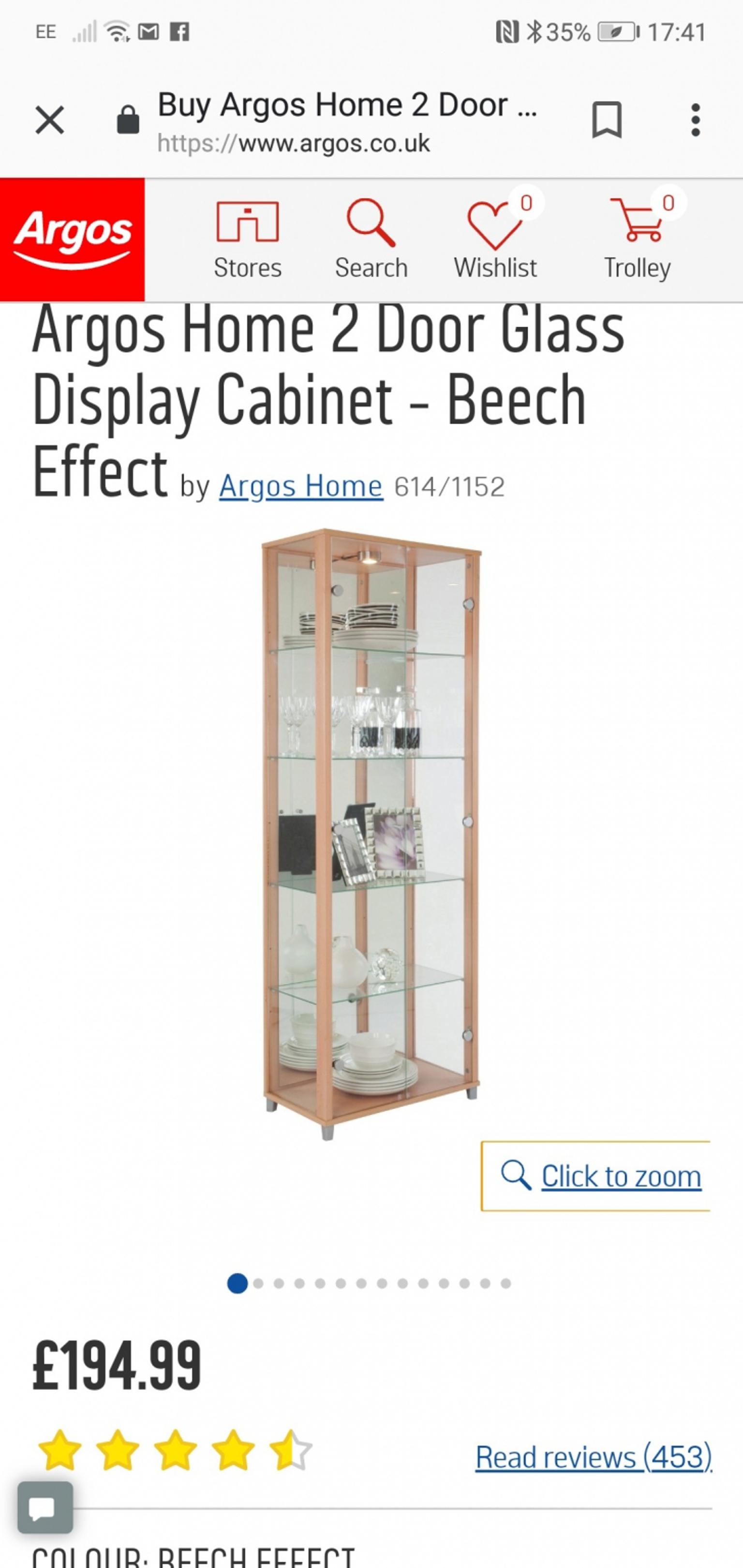 Glass Display Cabinet In Blaengwynfi Fur 50 00 Zum Verkauf