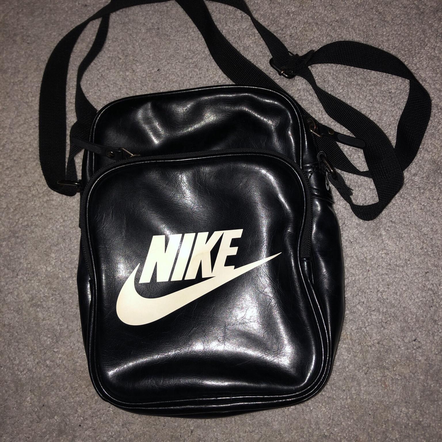nike leather man bag