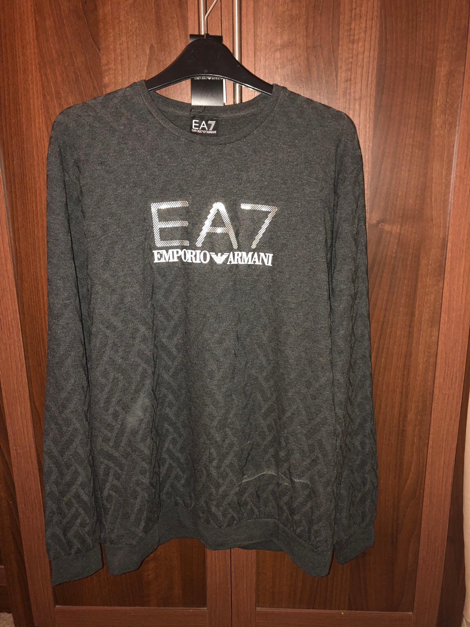 ea7 grey jumper