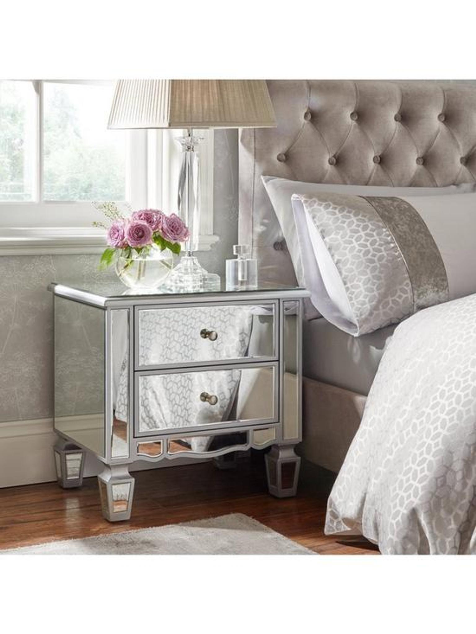 Mirrored Glass Bedside Cabinets In Ol1 Oldham For 89 99 For Sale