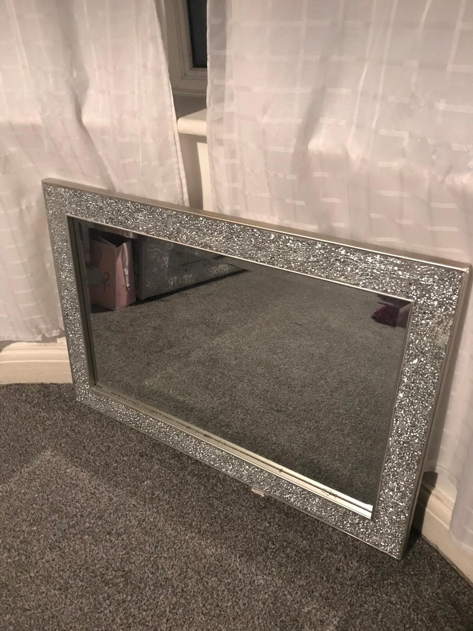 Crushed Glass Mirror In Wv14 Dudley Fur 50 00 Zum Verkauf