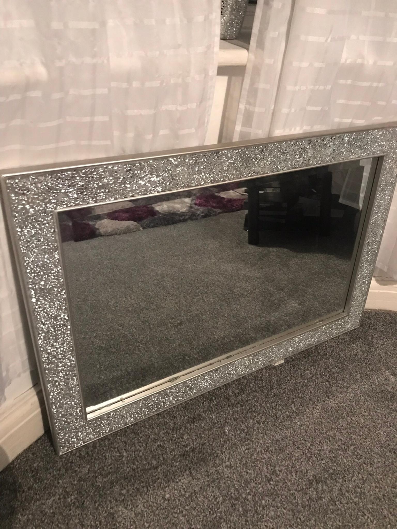 Crushed Glass Mirror In Wv14 Dudley Fur 50 00 Zum Verkauf