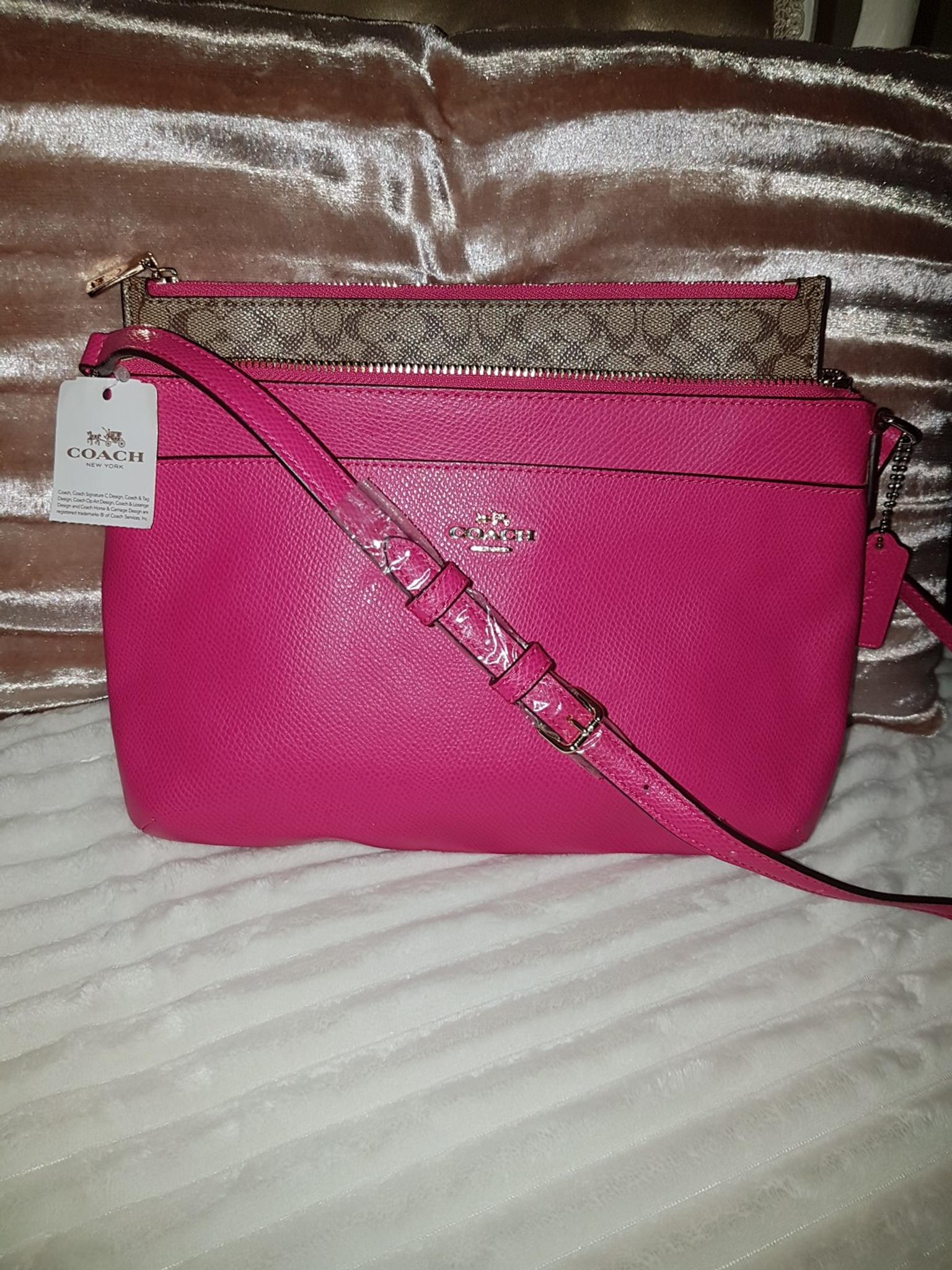 New with tags Coach Hot Pink Crossbody Bag in HX2 Calderdale for £50.00 for sale | Shpock