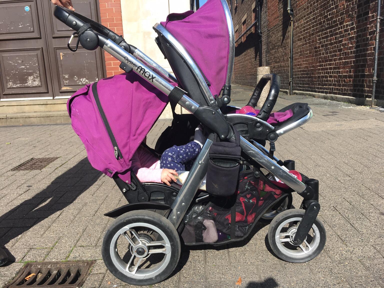 oyster 2 double pram