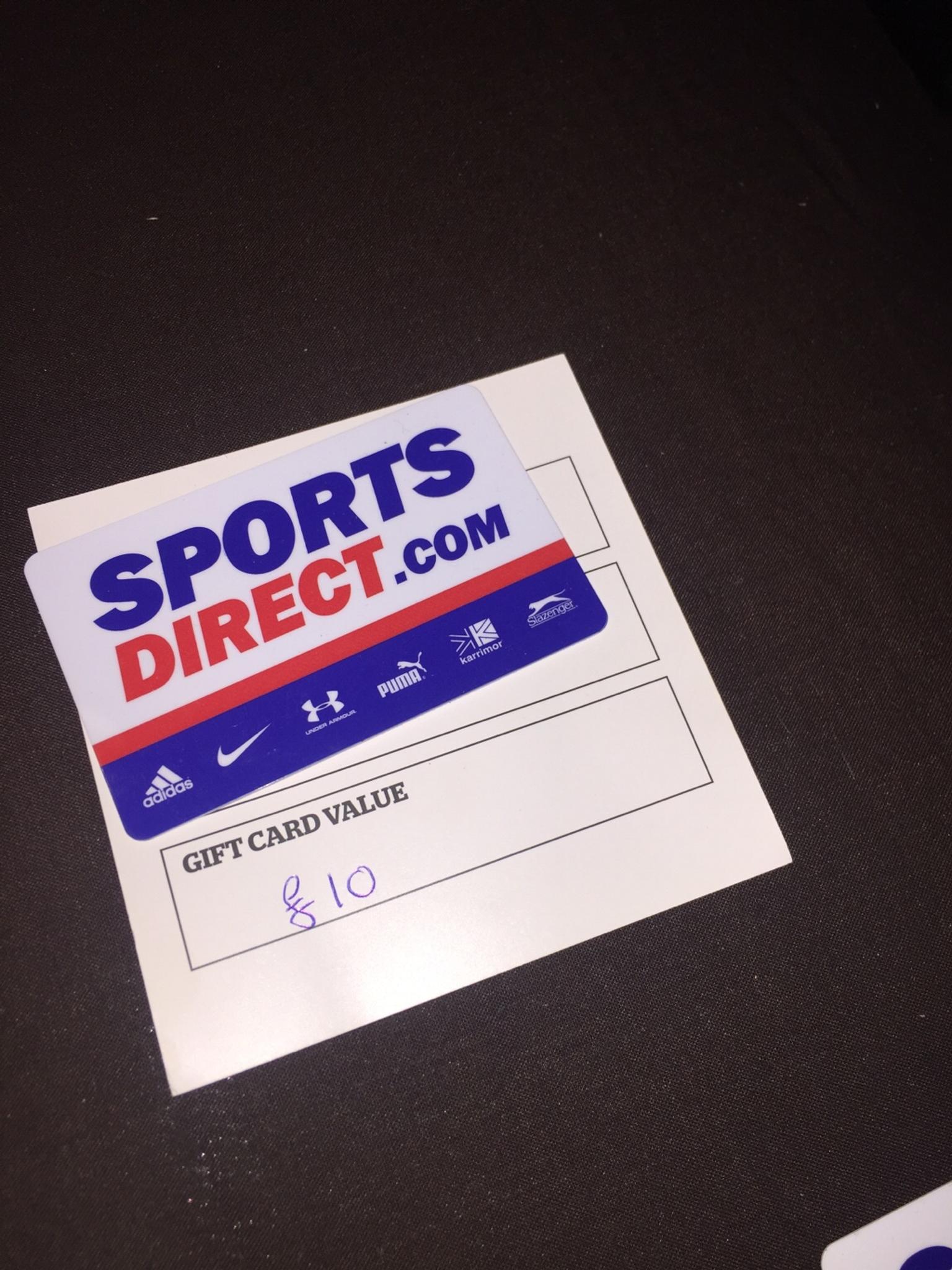 Sports direct gift card in LS20 Leeds for £10.00 for sale