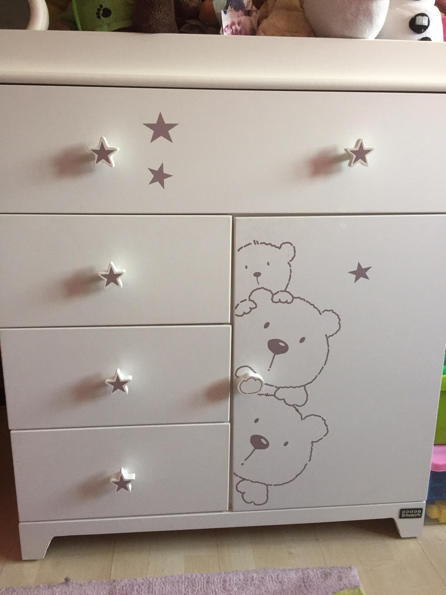 baby changing cupboard