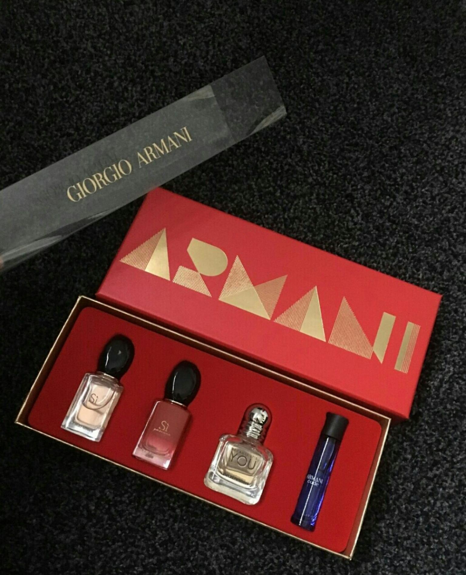 armani perfume mini set
