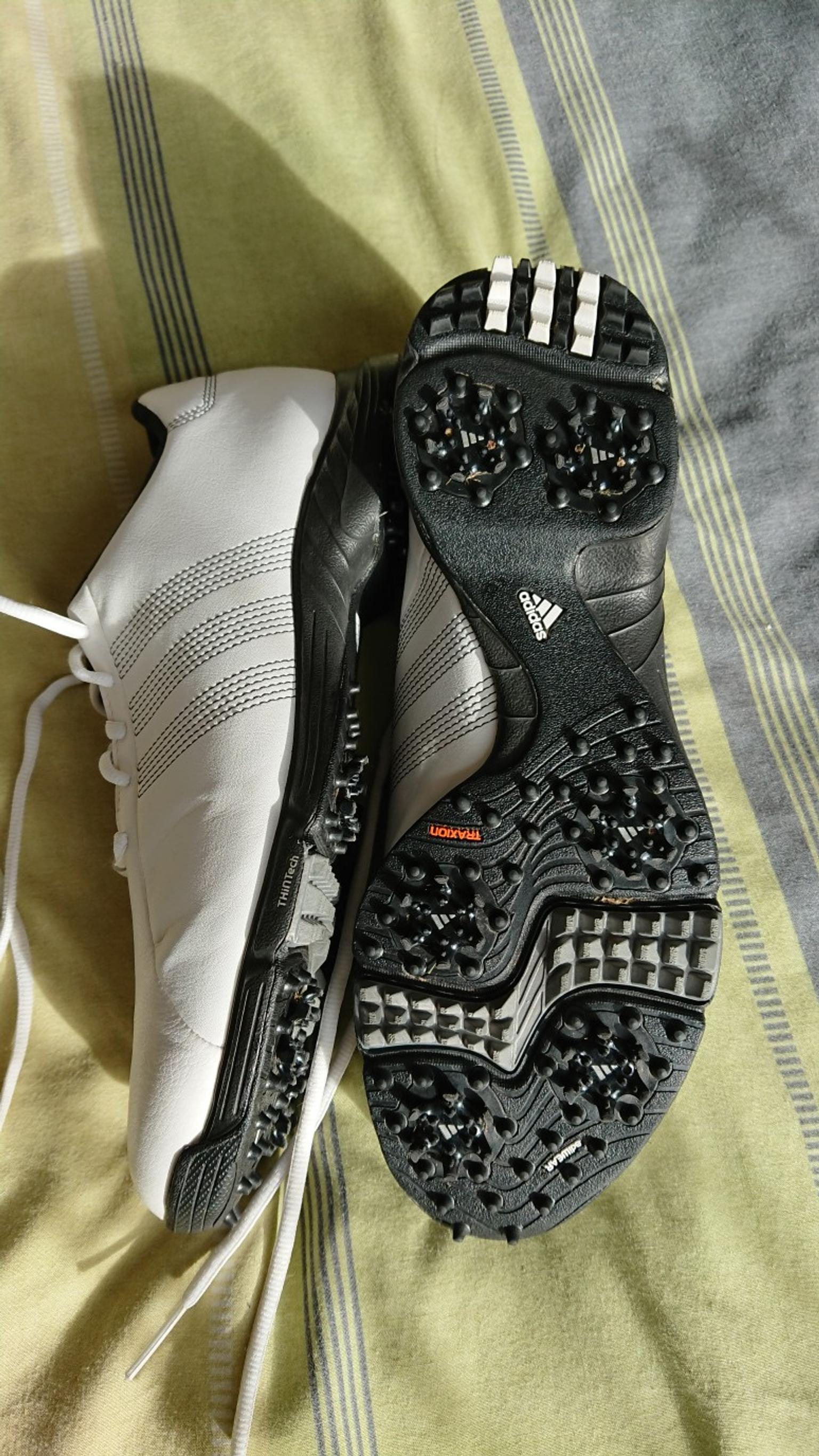 Adidas THiNTech Golf shoes Size 9 in CV21 Rugby for £10.00 for sale | Shpock