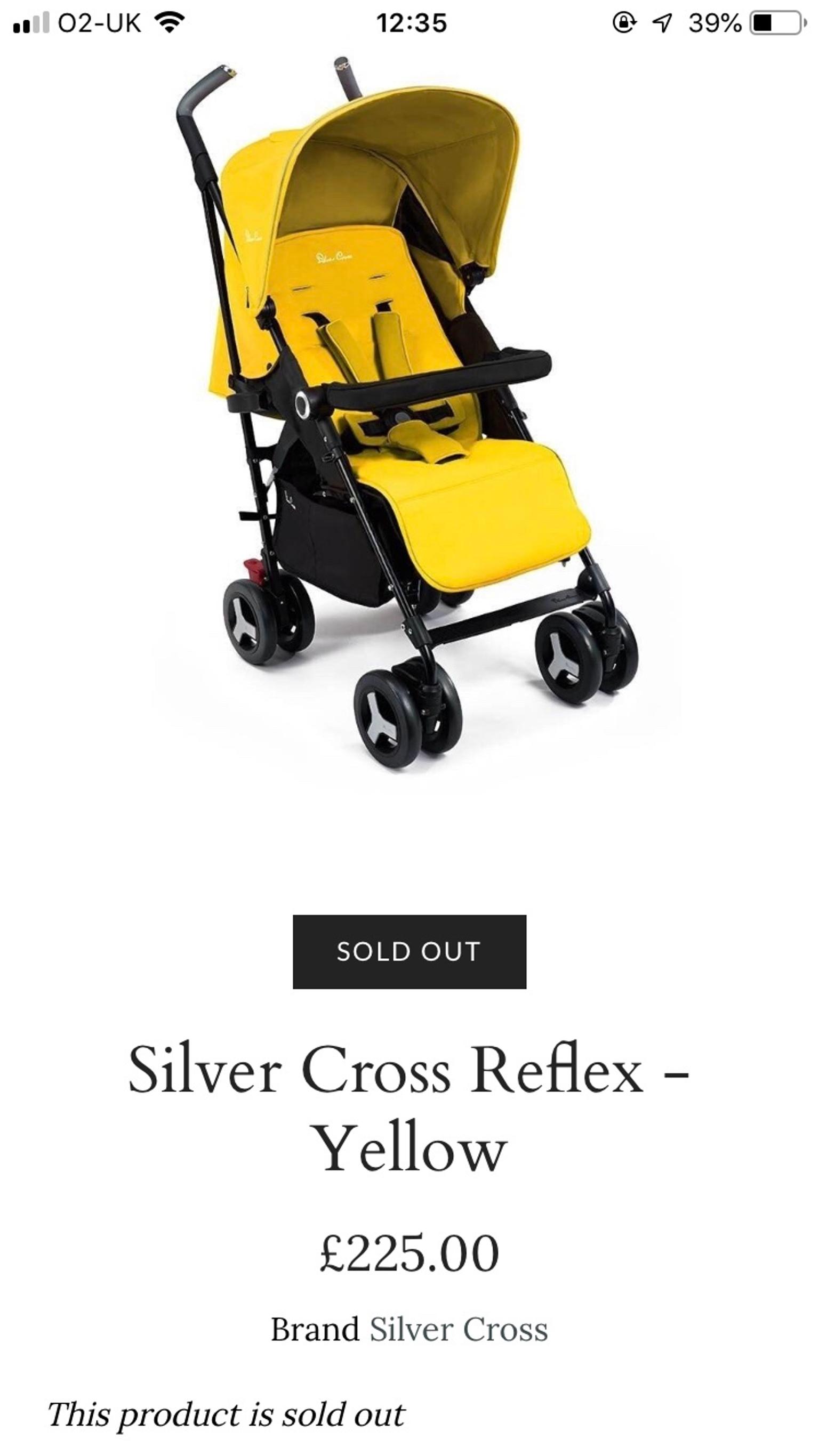 silver cross reflex yellow