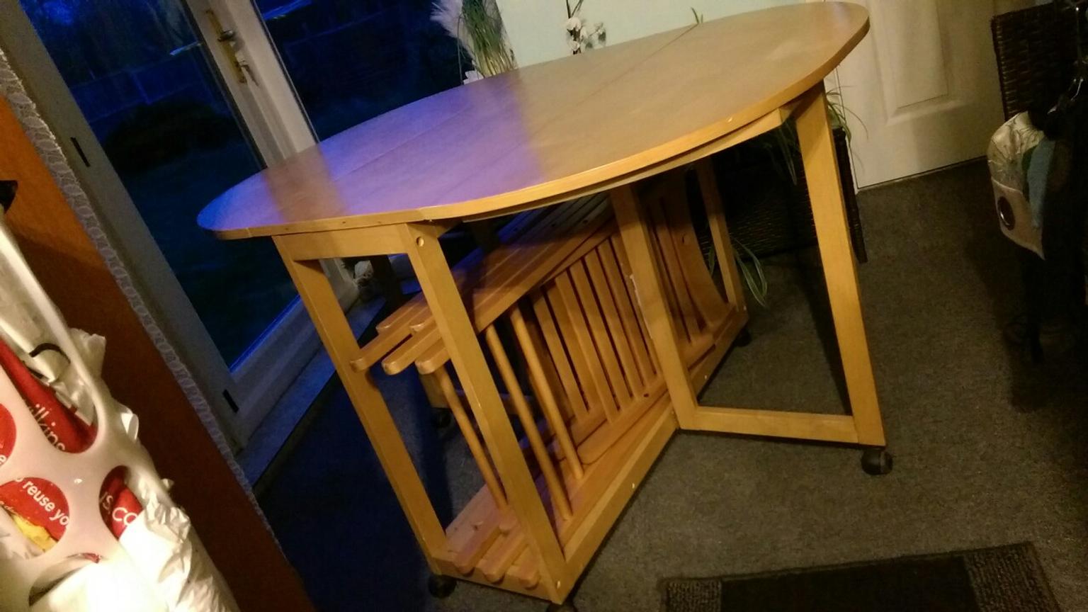 fold up table and chairs ikea