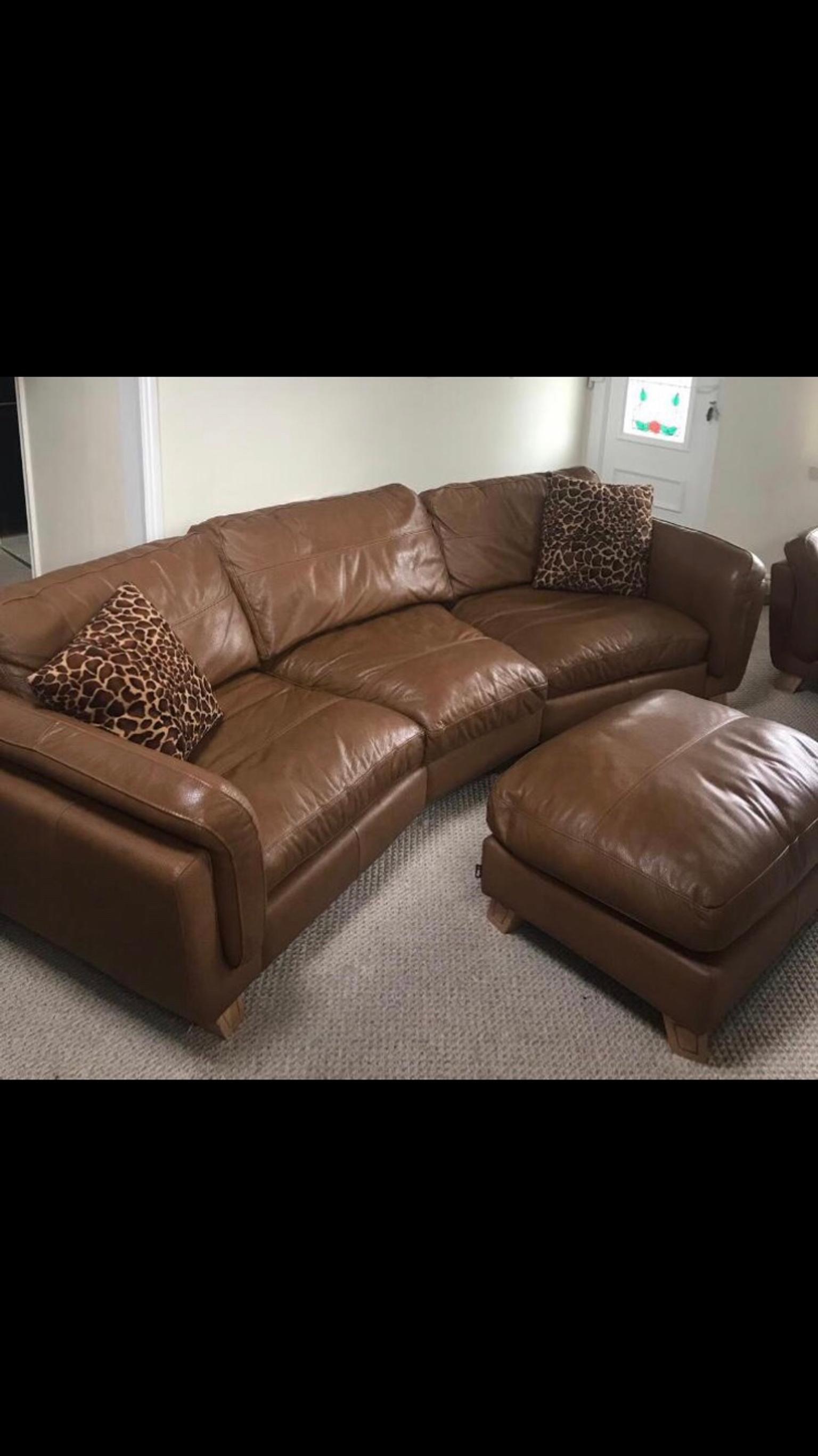 Sisi Italia Leather Sofa In B76 Birmingham Fur 1 250 00 Zum