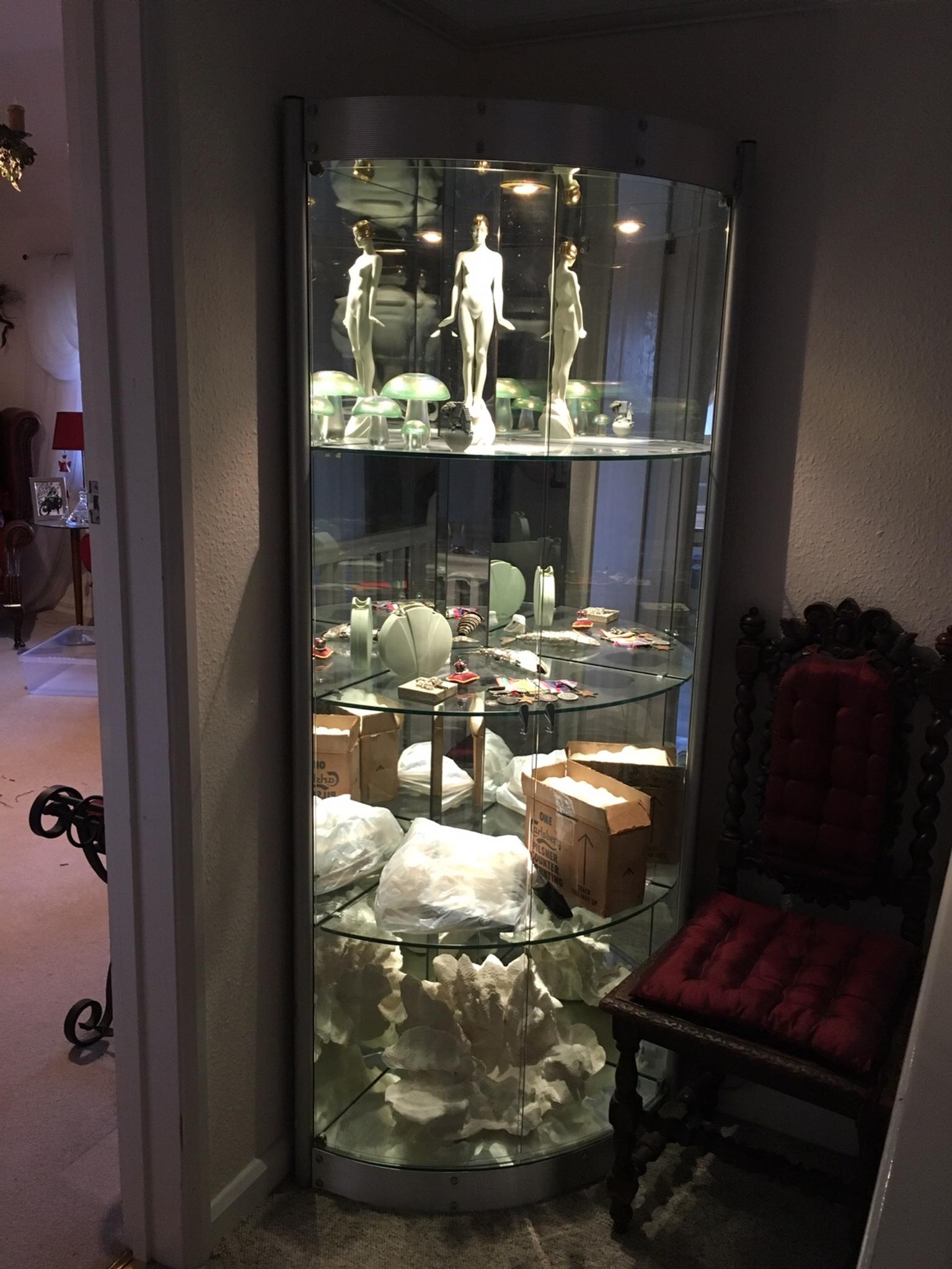 Corner Glass Mirror Display Cabinet In Hp8 Chiltern For 50 00
