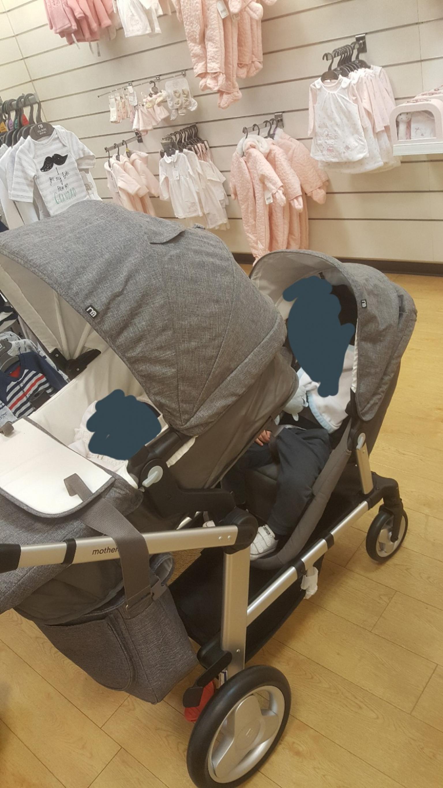 mothercare genie double pushchair