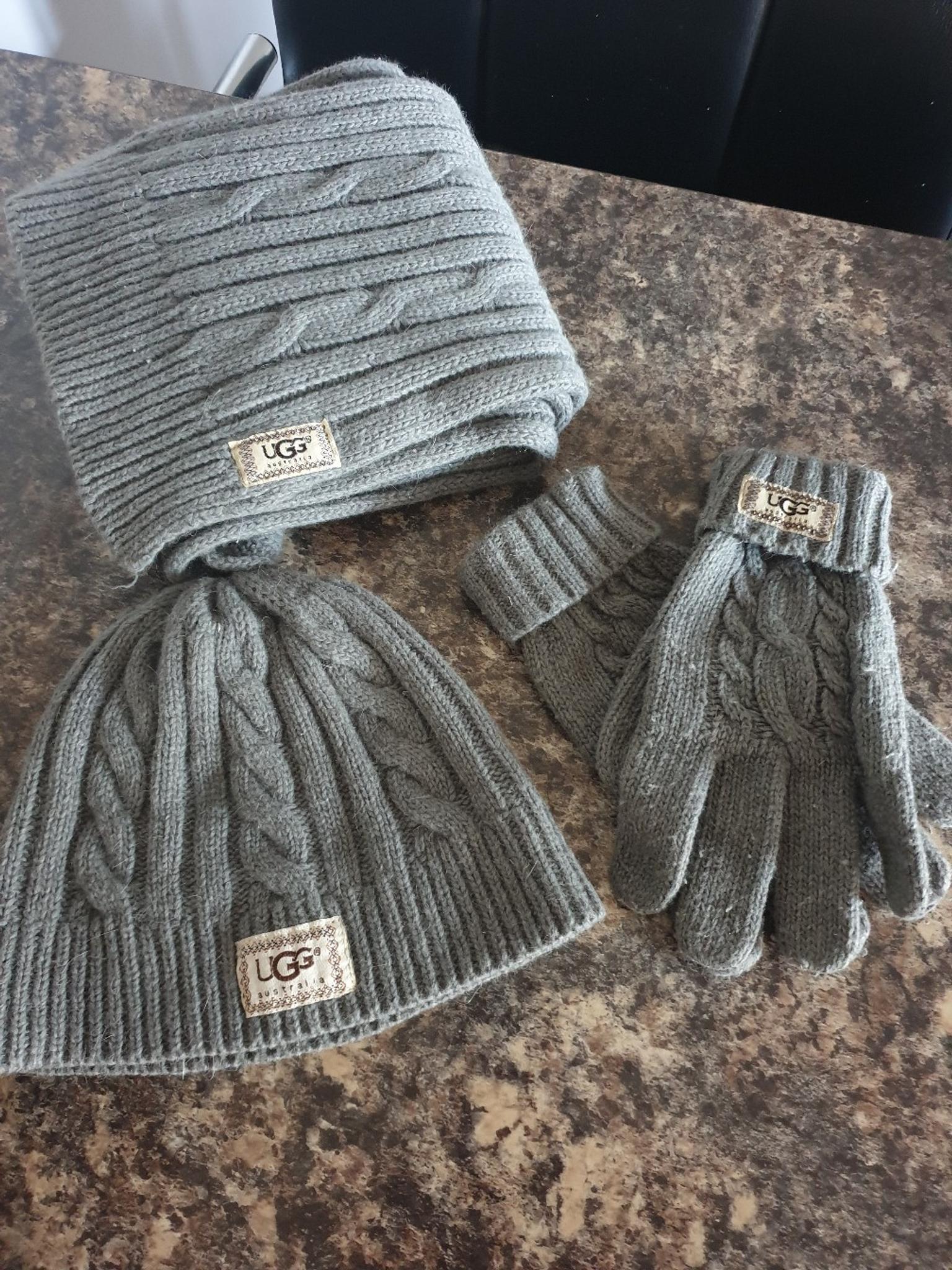 ugg hat scarf and gloves box set