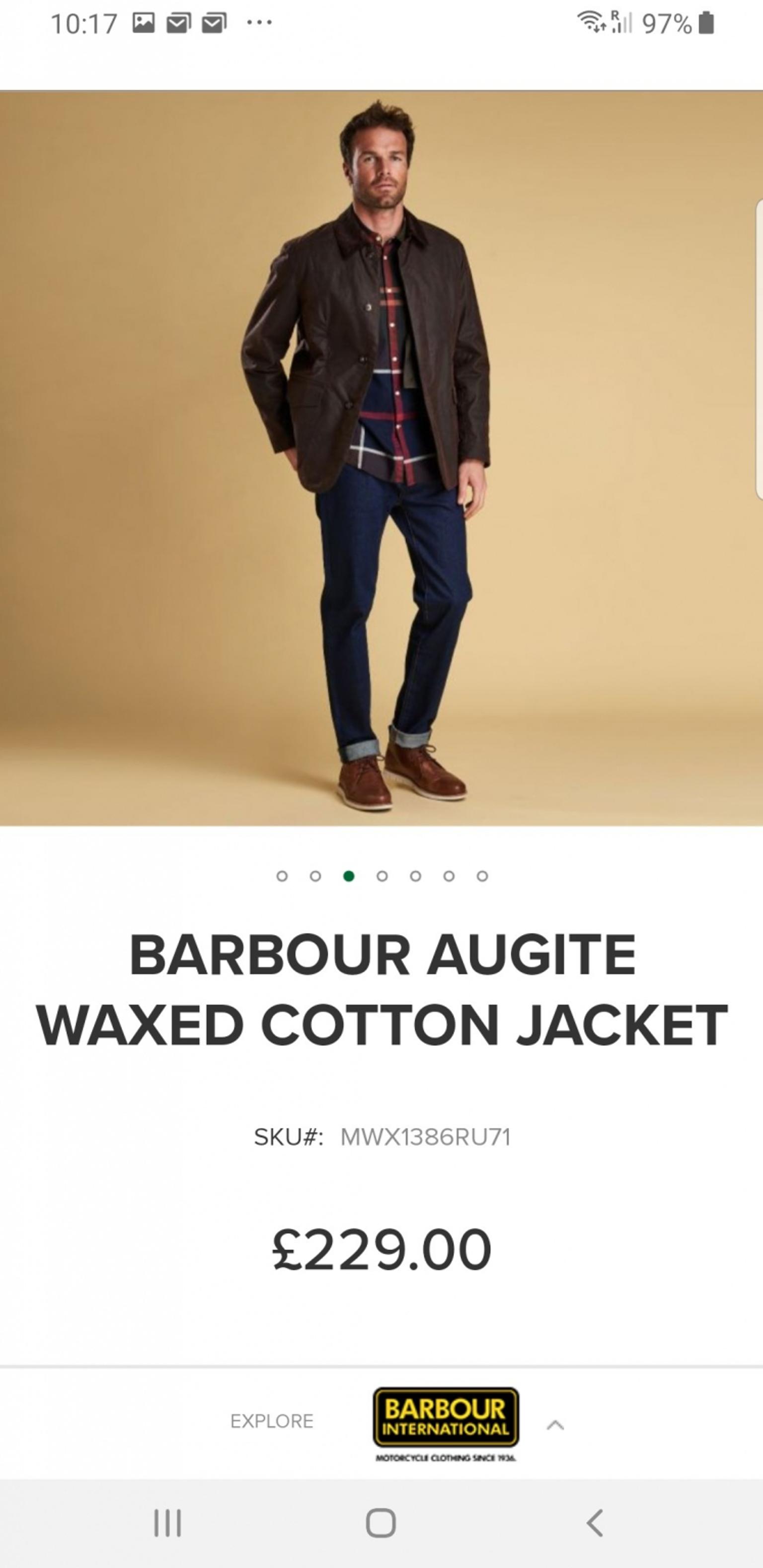 barbour augite jacket