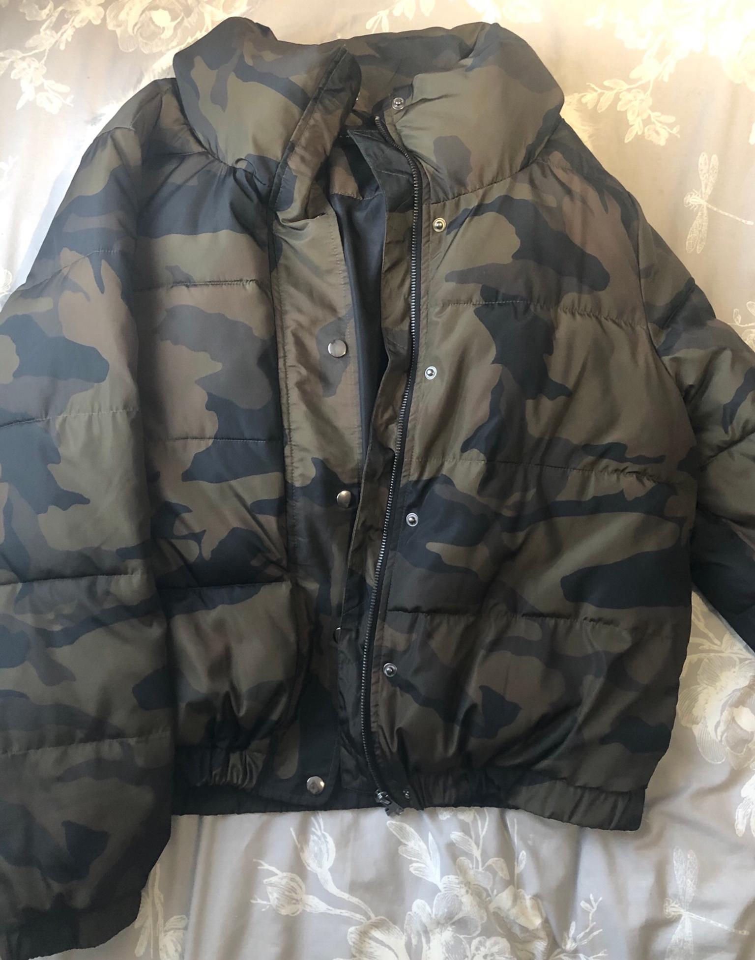 camouflage bomber jacket zara