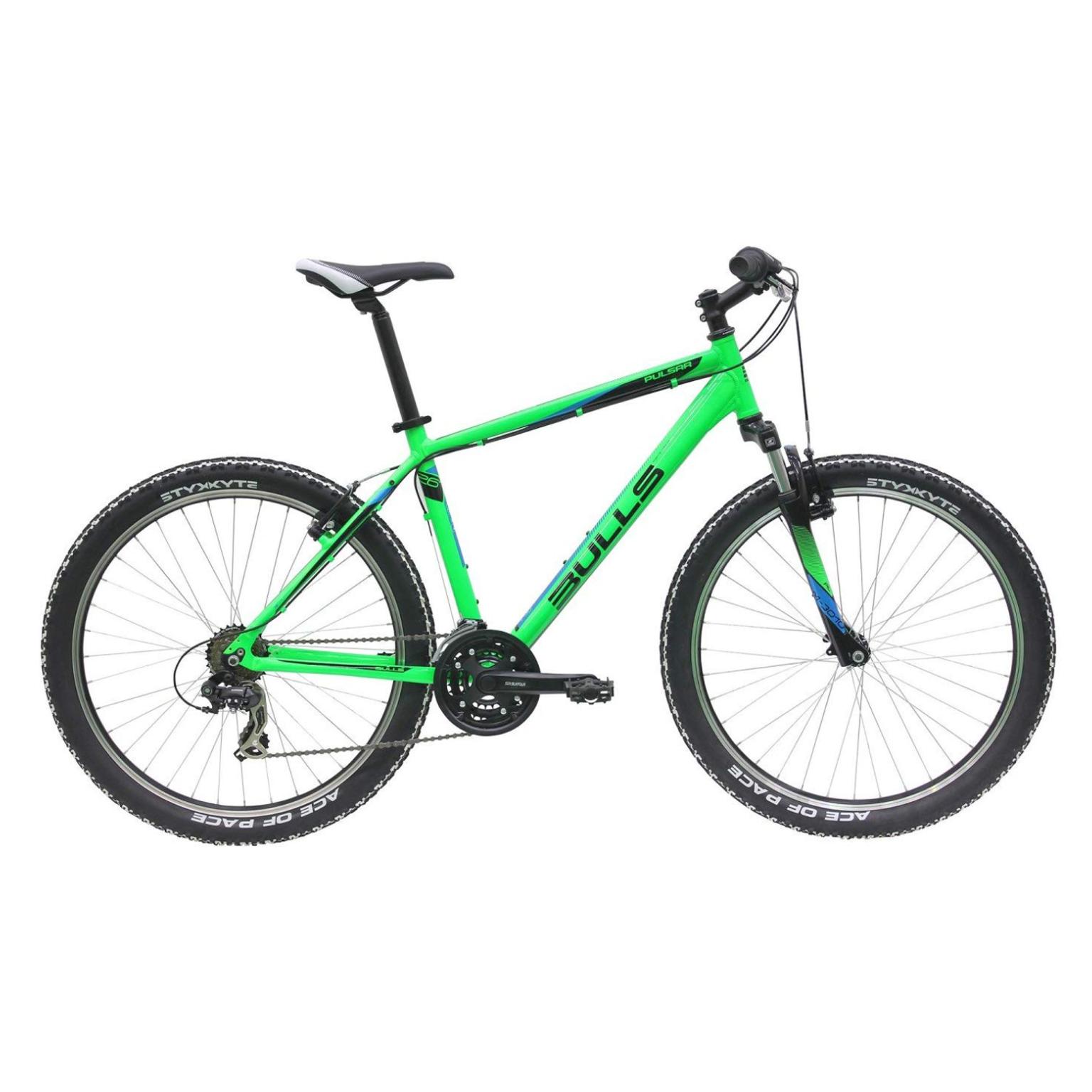 Mountainbike Neongrün