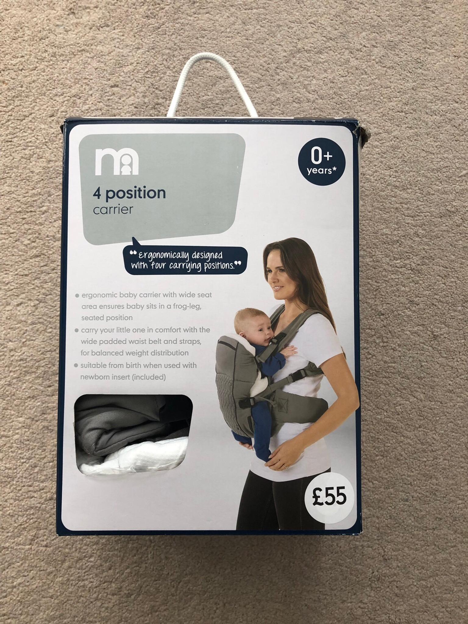 mothercare 4 in 1 baby carrier