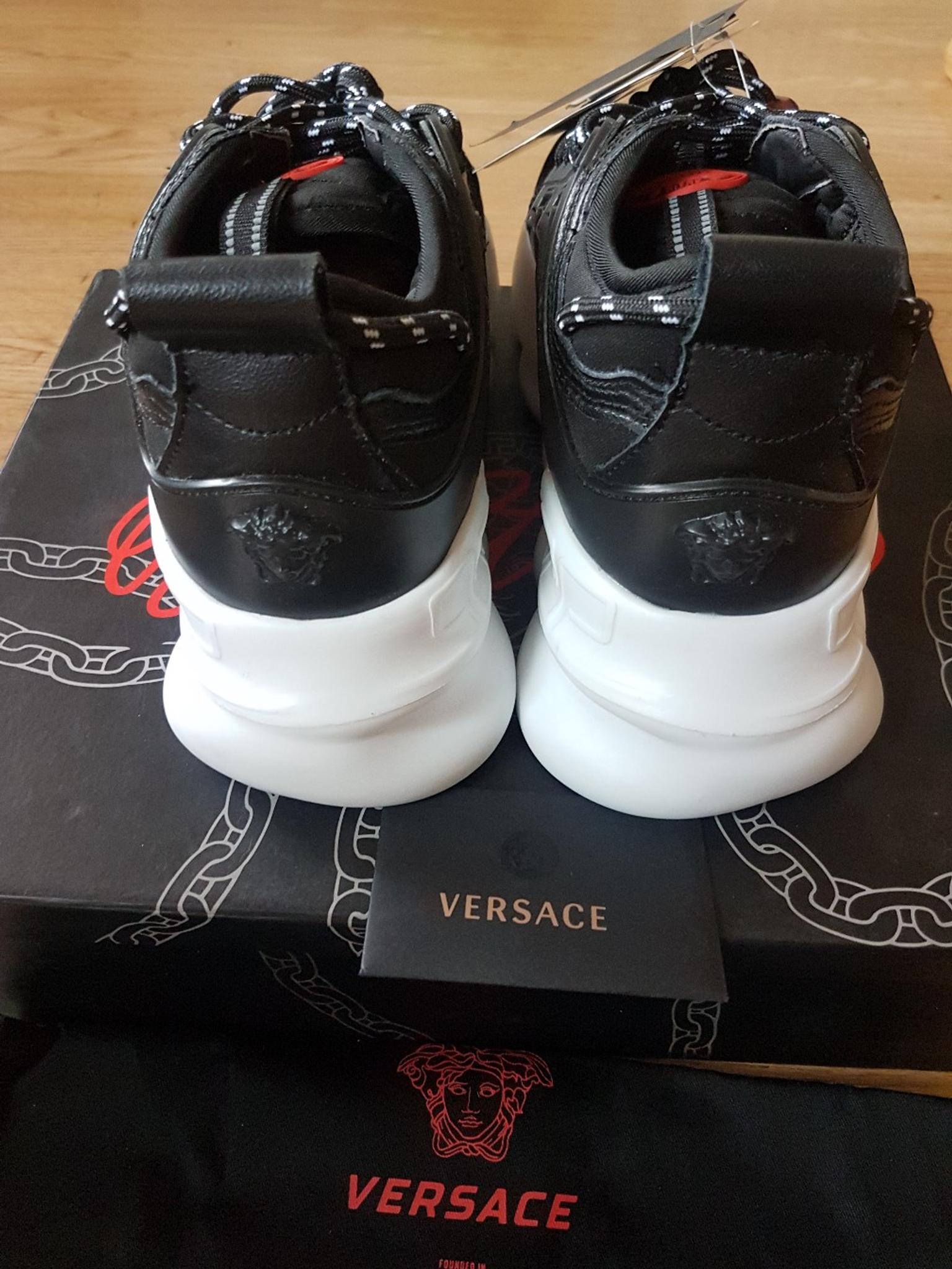 fake versace shoes vs real