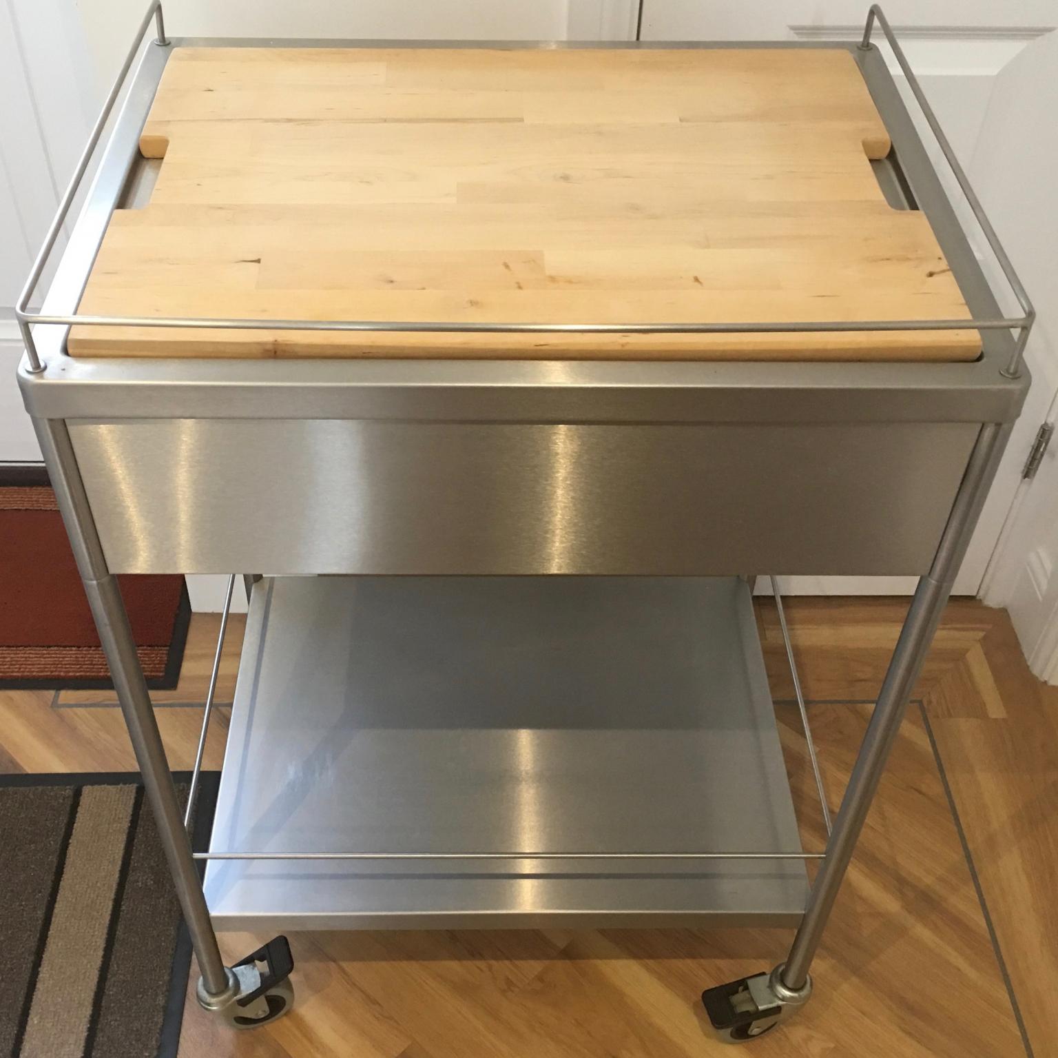 Ikea Flytta Kitchen Trolley Stainless Steel In Le18 Oadby And