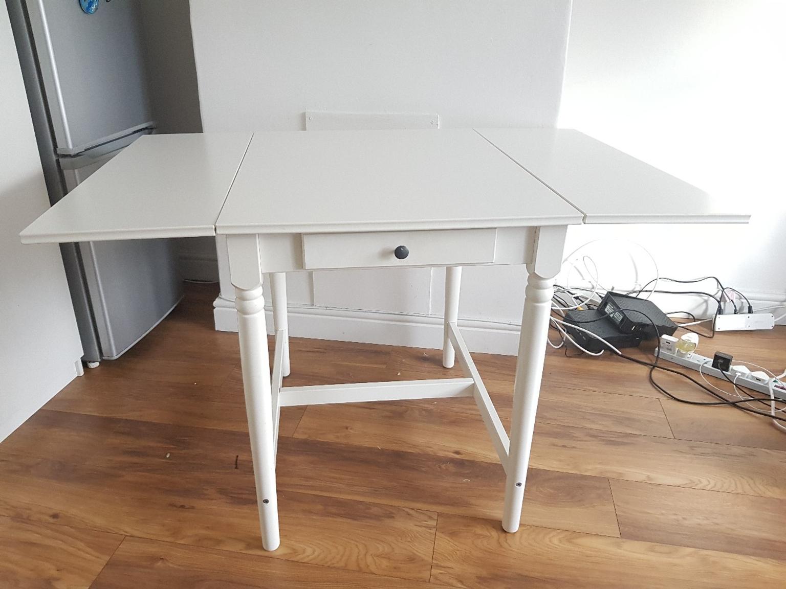 White Ikea For 4 Or 2 People Table In Sw19 London Borough Of