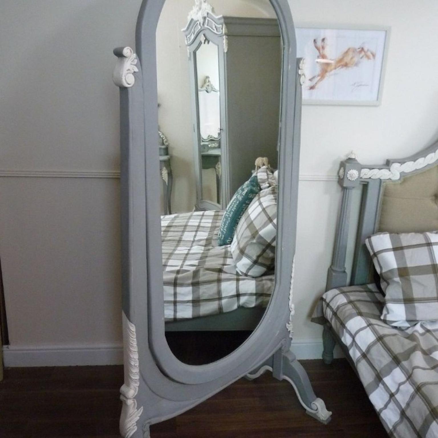 French Ch Eval Standing Mirror In Ng5 6ae Nottingham Fur 390 00