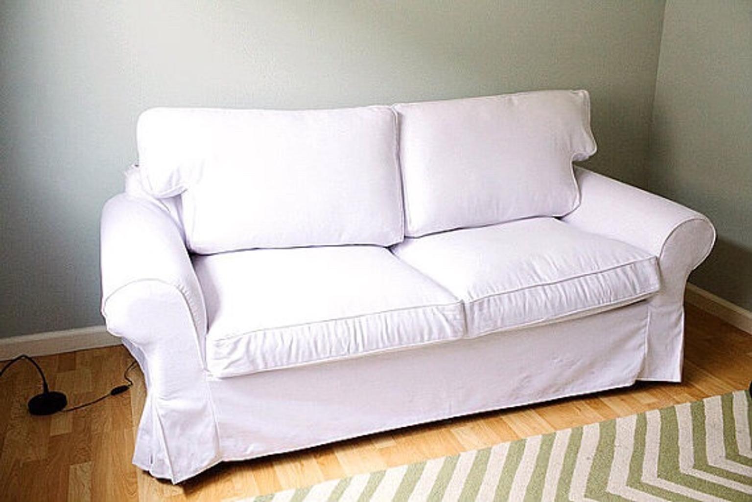 White And Beige Ikea Ektorp Sofa Covers In B78 Warwickshire Fur 5