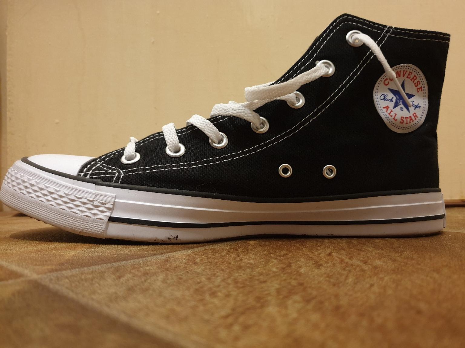 Black Converse UK size 8 in M14 Manchester for £16.00 for sale | Shpock