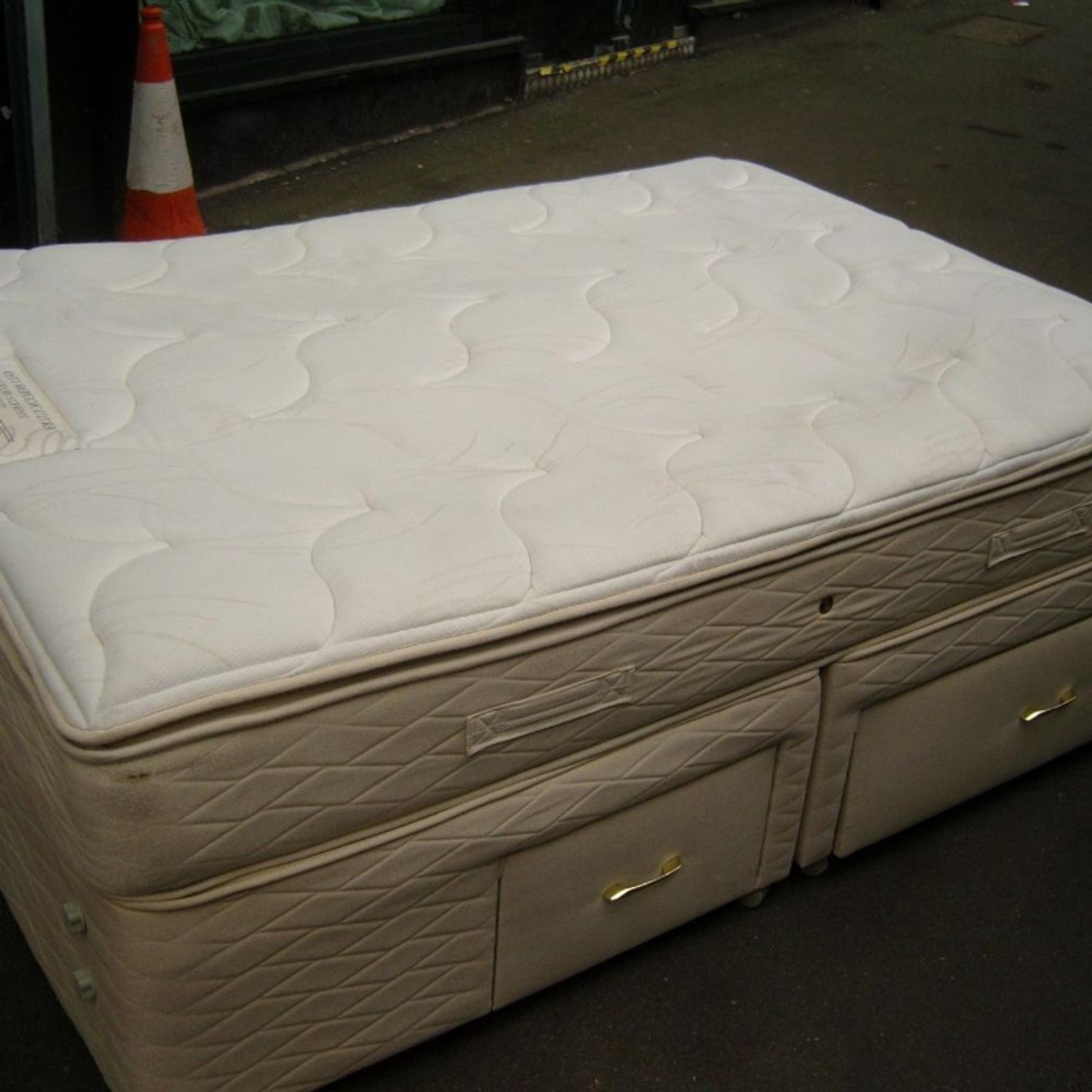 Sealy Posturepedic Double Divan Bed Storage In S2 Sheffield Fur 69