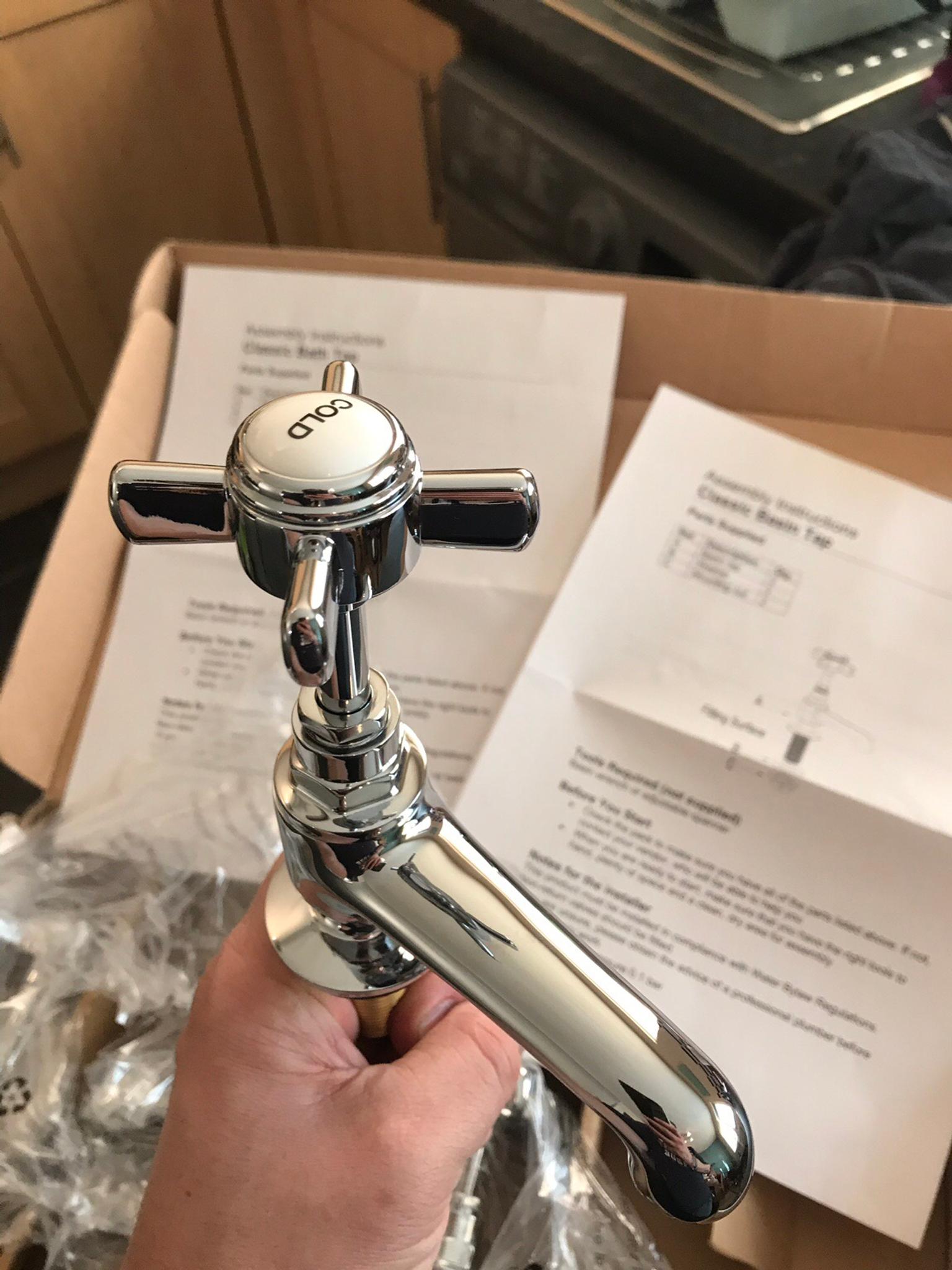 Set Of Brand New Classic Bath And Basin Taps In Wv14