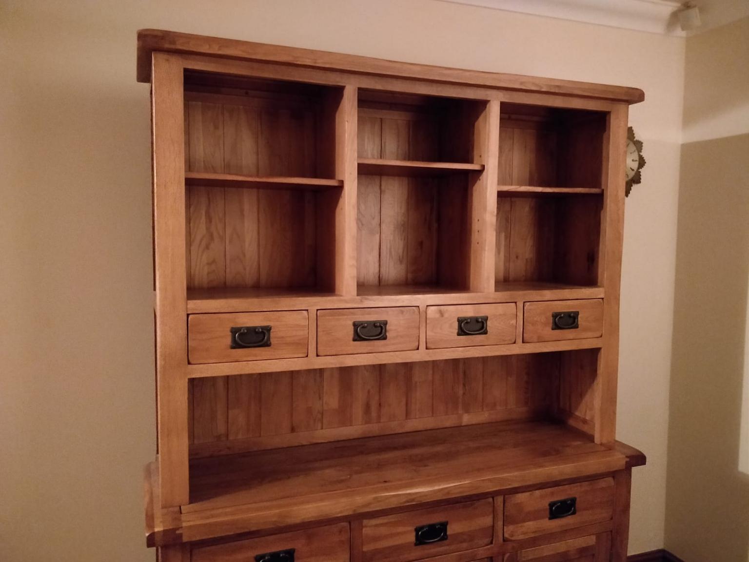 Solid Oak Welsh Dresser Top In Guilden Sutton For 60 00 For Sale