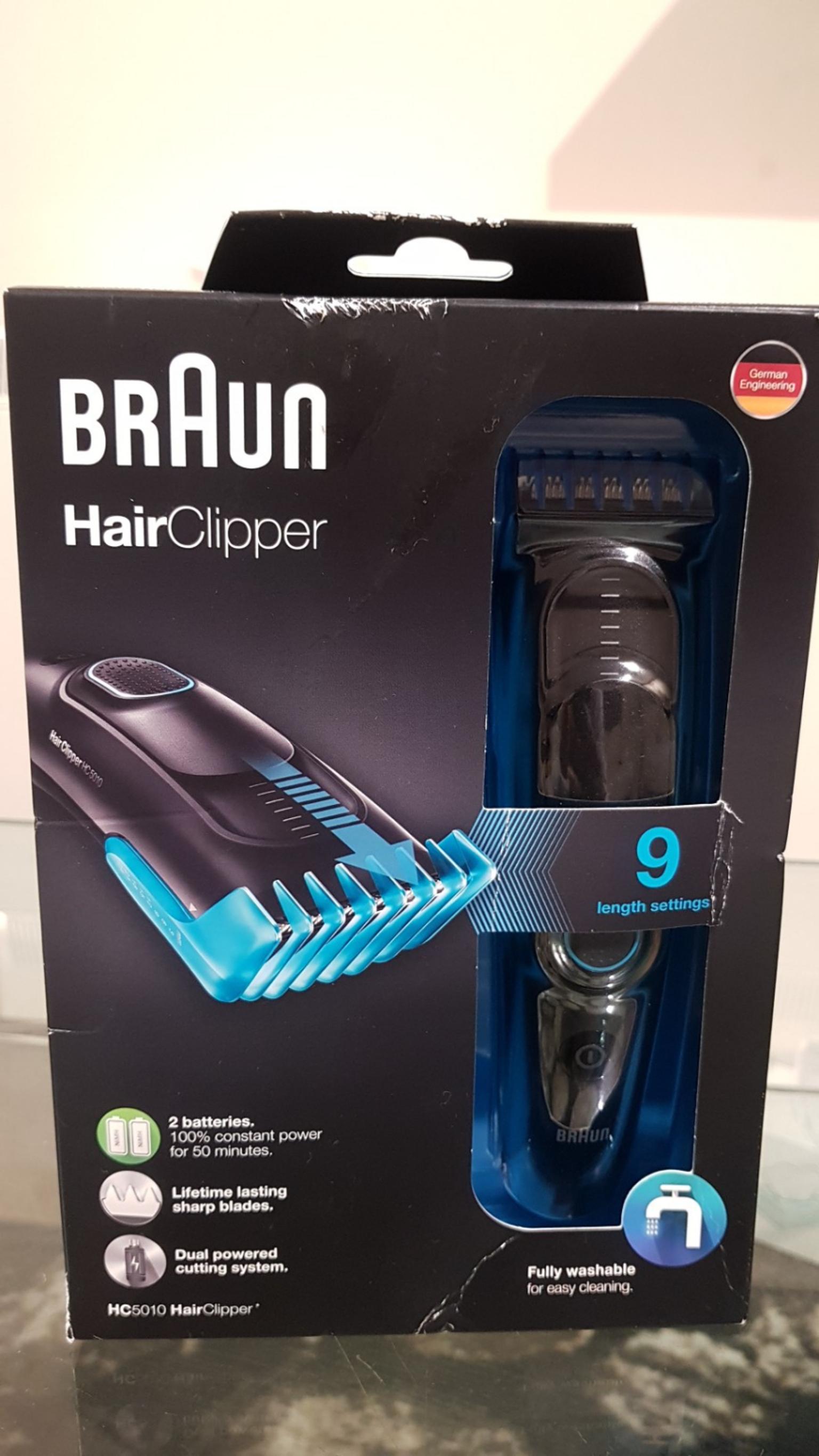 braun hair clipper price