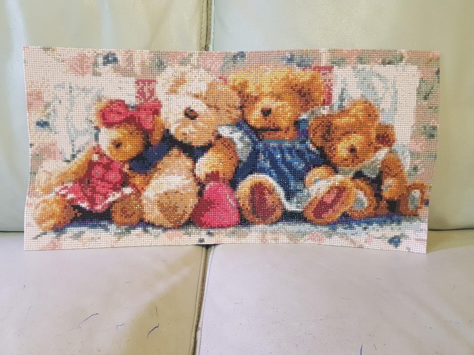 teddy bear diamond painting